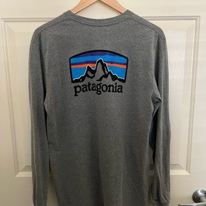 Patagonia Long Sleeve Grey Shirt. Men’s M.